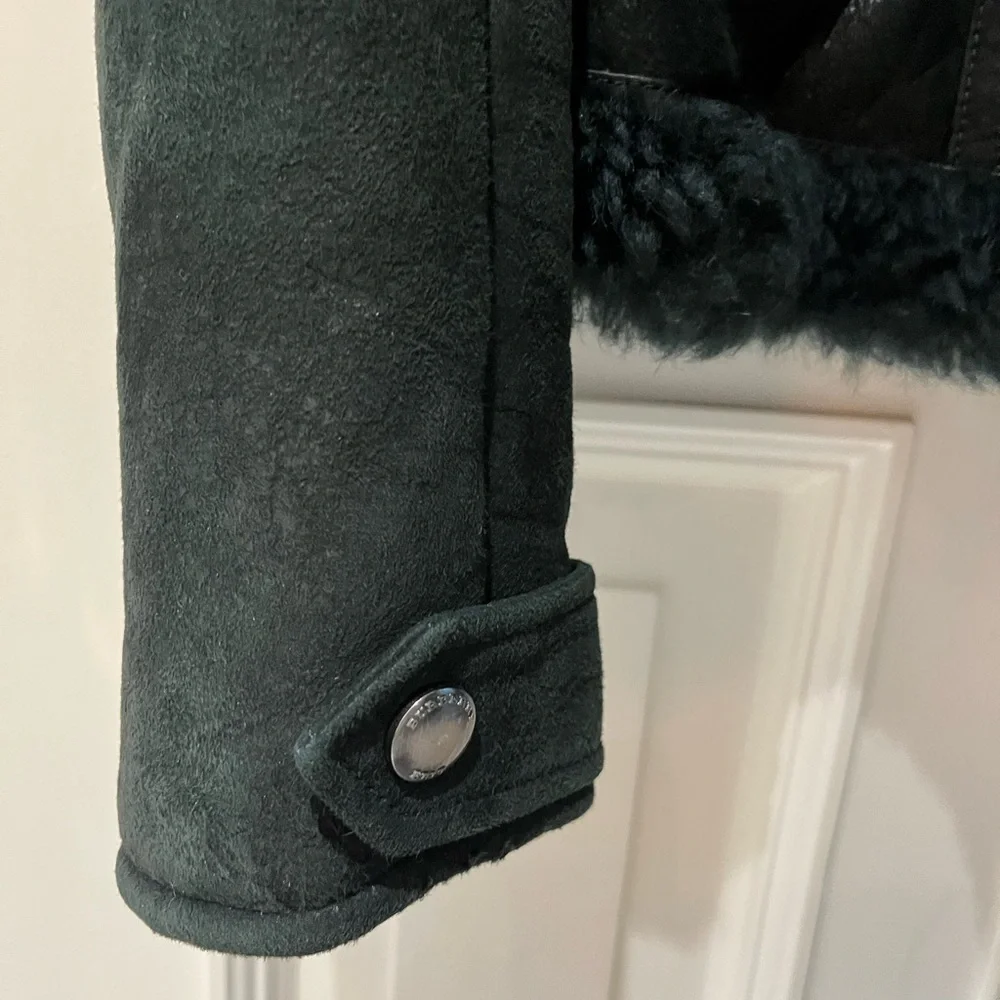 Burberry Brit Shearling Leather Jacket - Picture 3 of 16